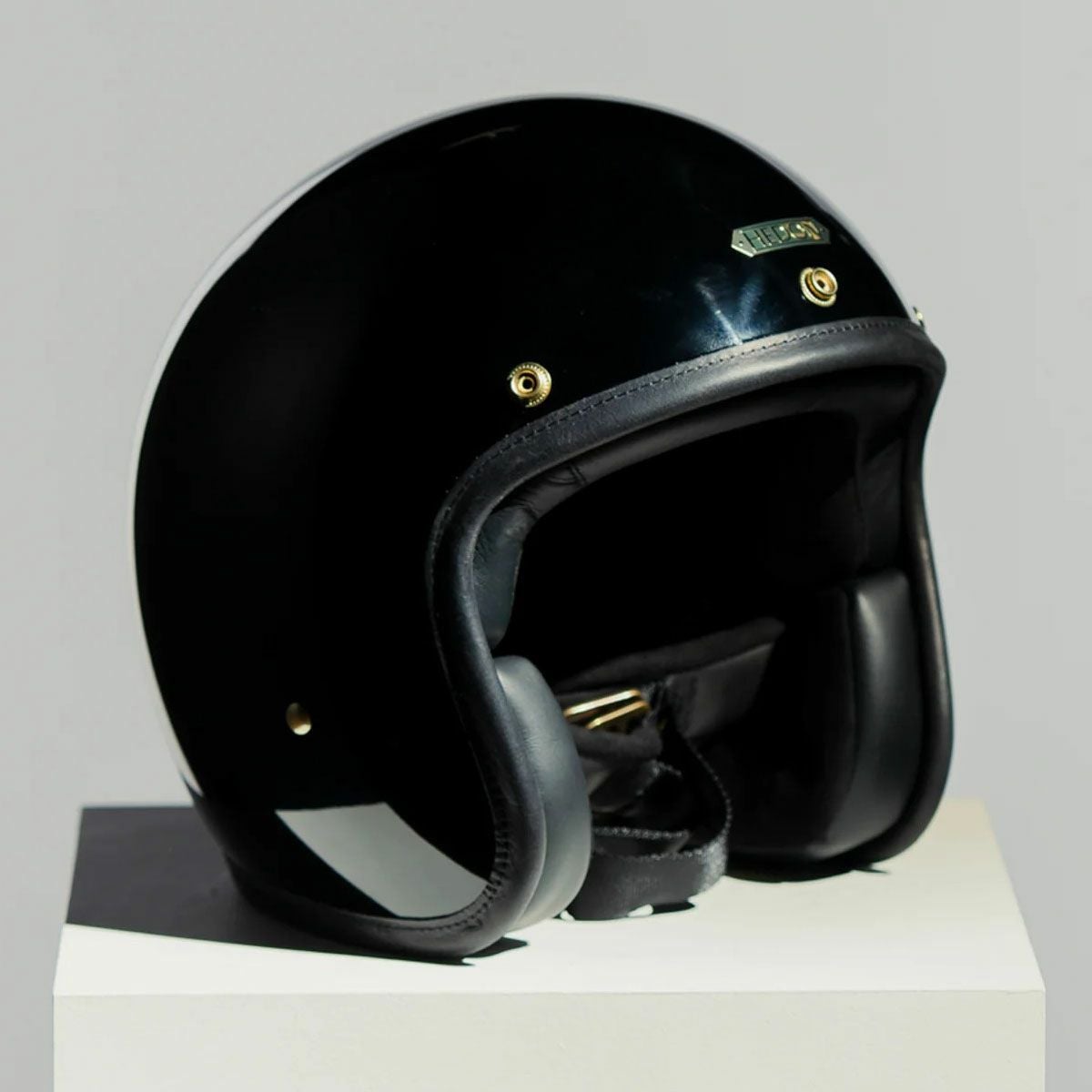 HEDON｜ヘドニスト シグネイチャー ブラック オープンフェイス ヘルメット｜ジェット｜ブラック
