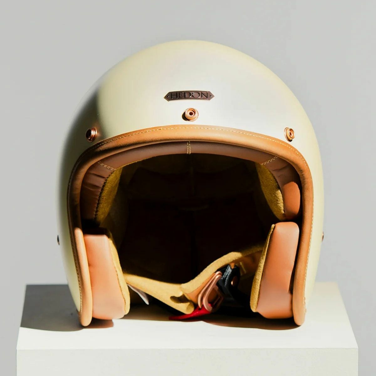 HEDON｜ヘドニスト クリーム オープンフェイス ヘルメット｜ジェット｜クリーム