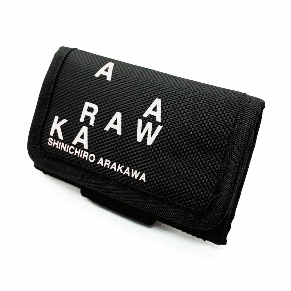 SHINICHIRO ARAKAWA｜バーハンドル ウォレット｜財布｜ブラック×ホワイト