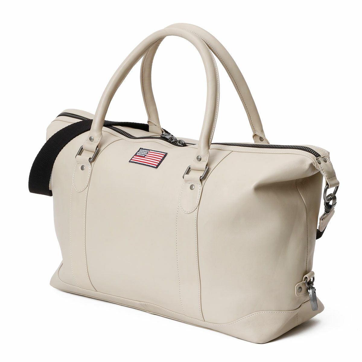 CLASSIC LEGEND MOTORS｜キャロルシェルビー BIG D 48H レザー ボストンバッグ｜バッグ｜エクリュ