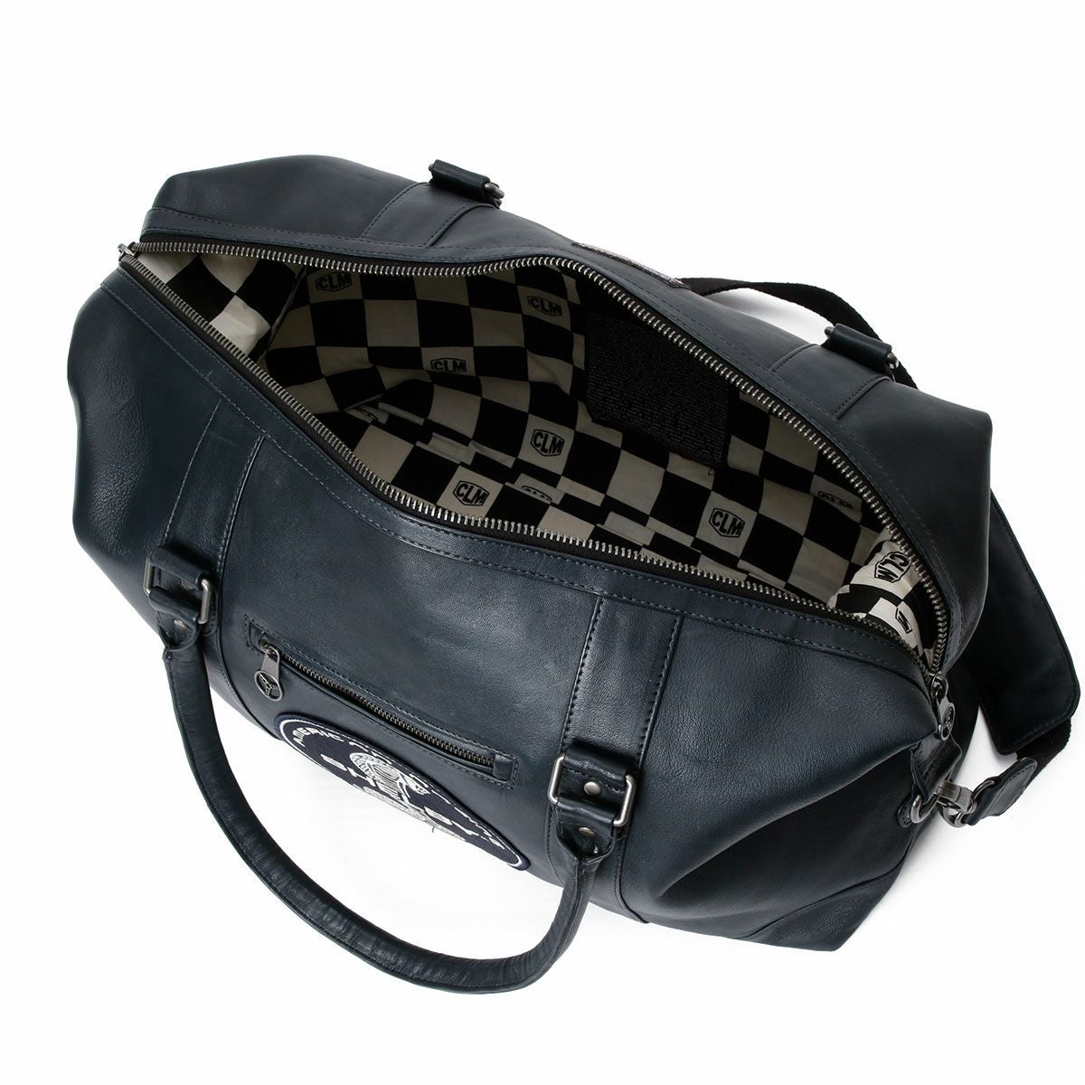 CLASSIC LEGEND MOTORS｜キャロルシェルビー BIG D 48H レザー ボストンバッグ｜バッグ｜ネイビー