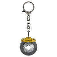 PORSCHE｜ブレーキディスク キーホルダー｜雑貨 ｜イエロー