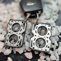 DisagrEE｜スバル EJ ヘッドガスケット キーチェーン 2個セット｜キーホルダー