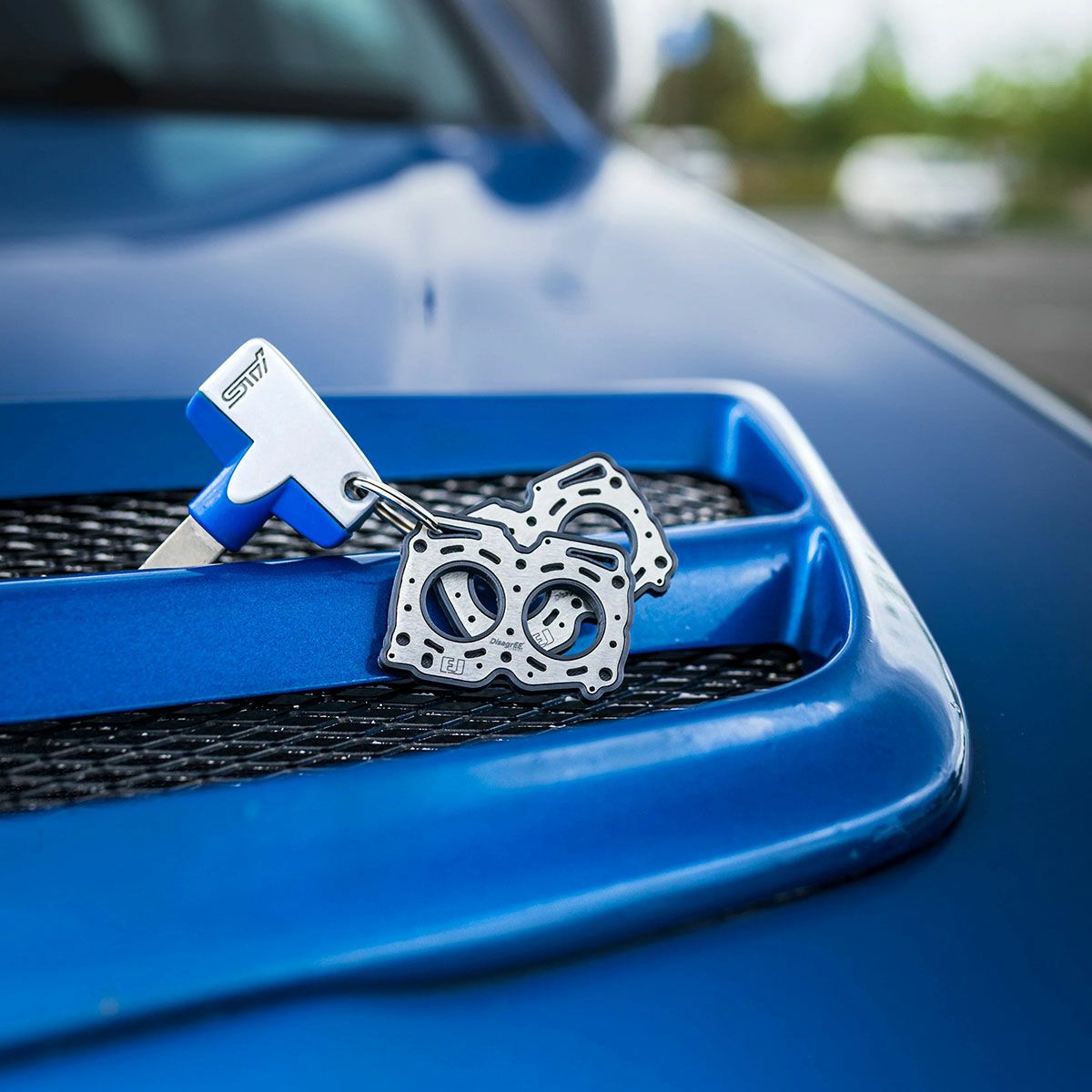 DisagrEE｜スバル EJ ヘッドガスケット キーチェーン 2個セット｜キーホルダー