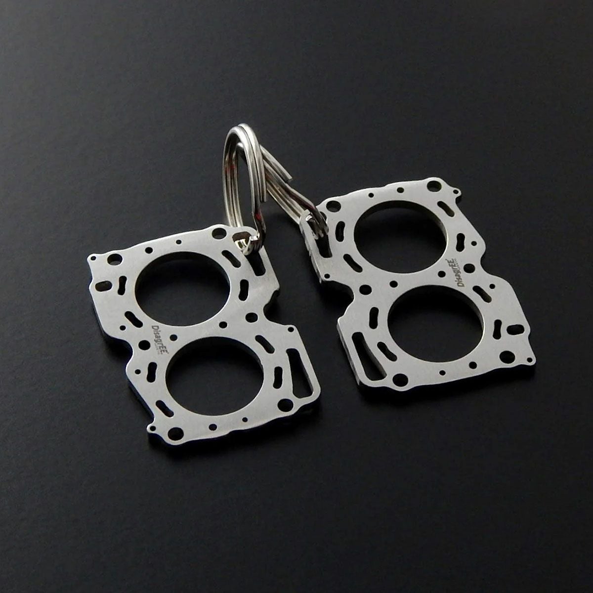 DisagrEE｜スバル EJ ヘッドガスケット キーチェーン 2個セット｜キーホルダー