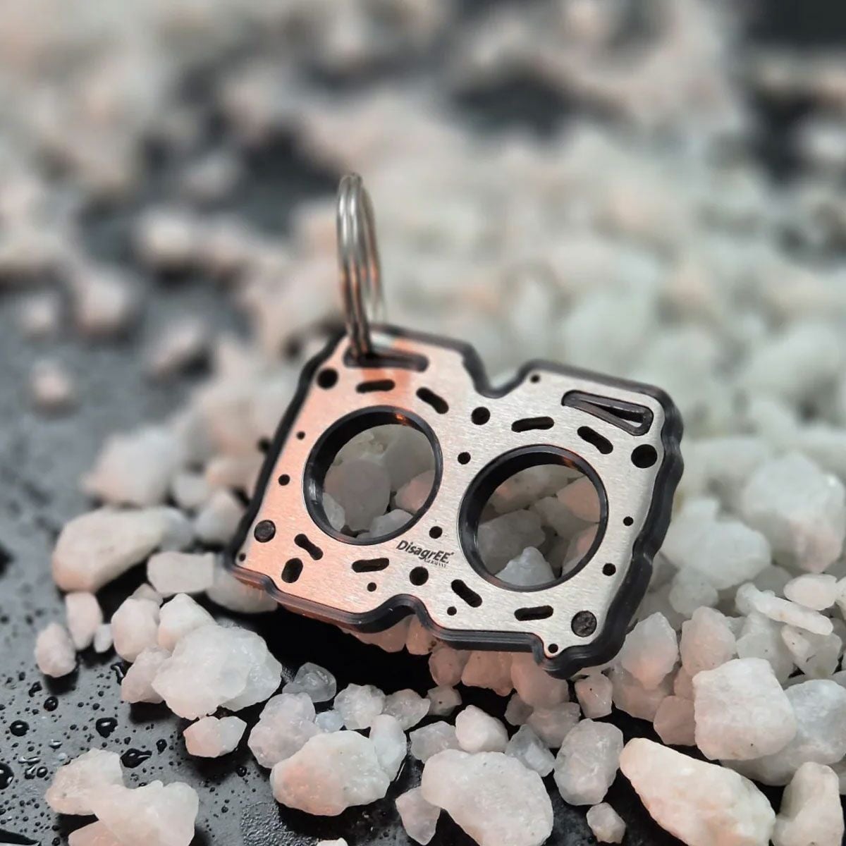 DisagrEE｜スバル EJ ヘッドガスケット キーチェーン 2個セット｜キーホルダー