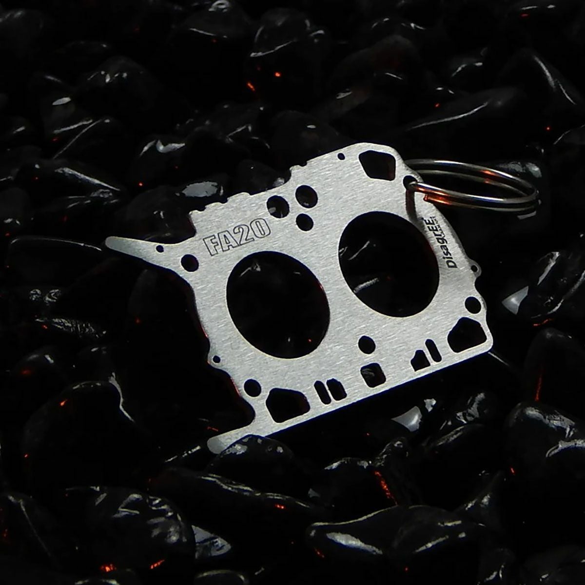 DisagrEE｜スバル FA20 ヘッドガスケット キーチェーン 左右セット｜キーホルダー