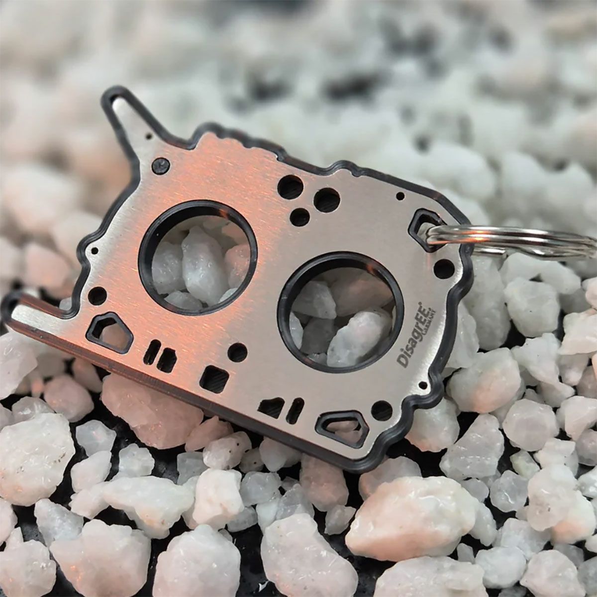 DisagrEE｜スバル FA20 ヘッドガスケット キーチェーン 左右セット｜キーホルダー