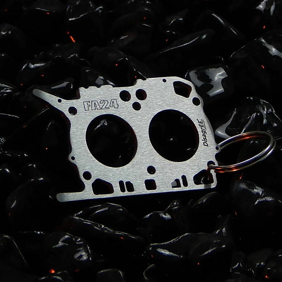 DisagrEE｜スバル FA24 ヘッドガスケット キーチェーン 左右セット｜キーホルダー