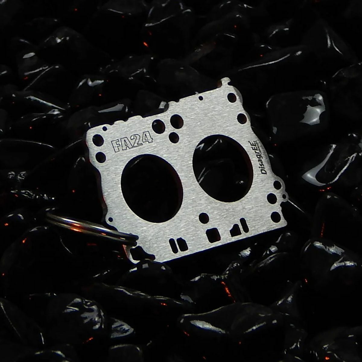 DisagrEE｜スバル FA24 ヘッドガスケット キーチェーン 左右セット｜キーホルダー