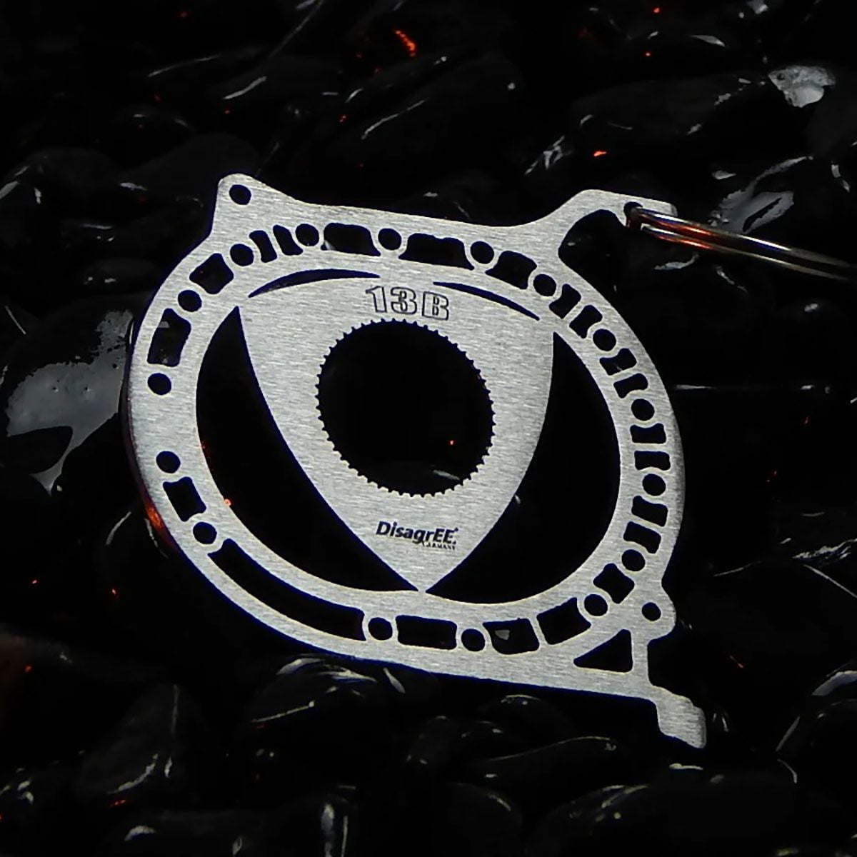 DisagrEE｜マツダ 13B エンジン断面 キーチェーン｜キーホルダー