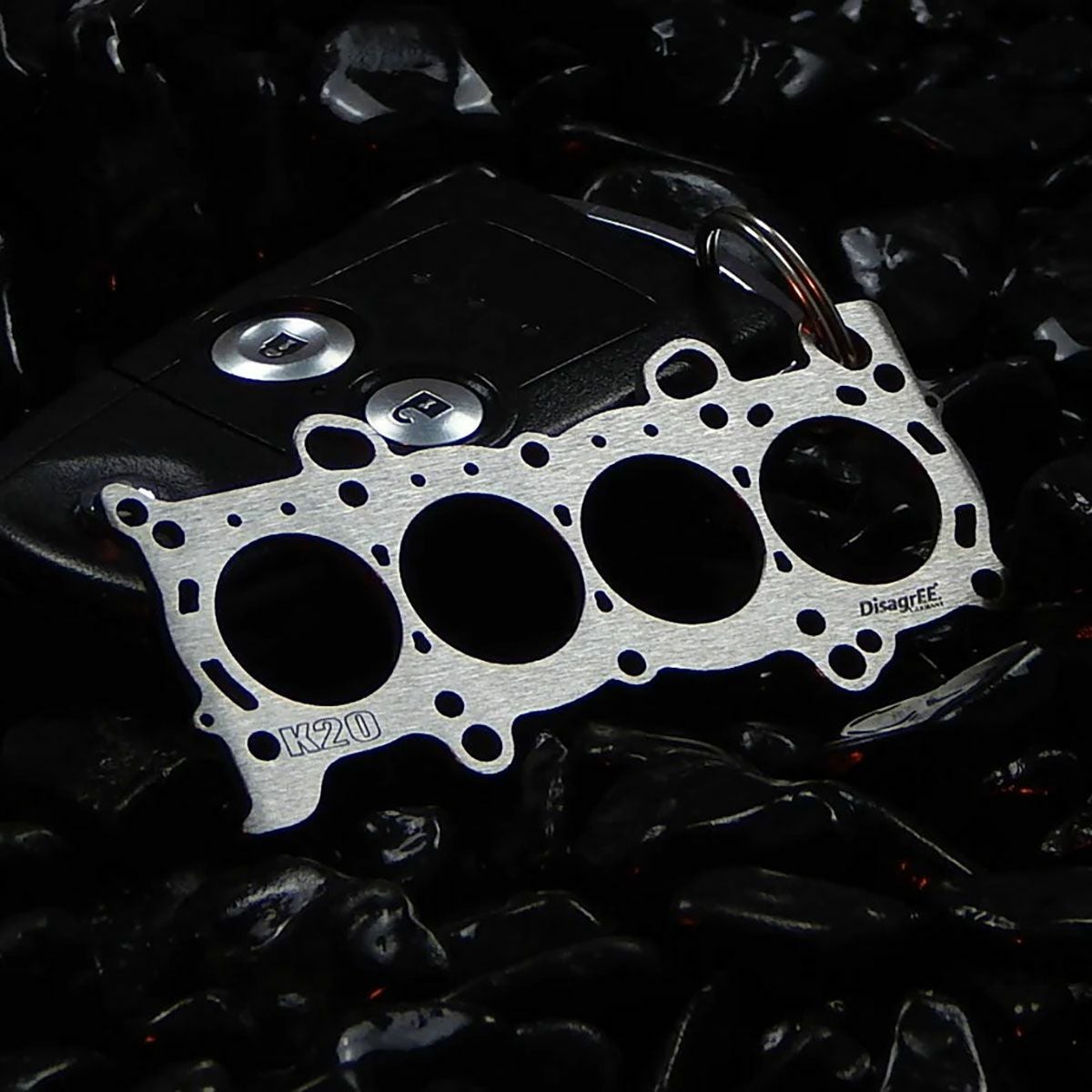 DisagrEE｜マツダ 13B エンジン断面 キーチェーン｜キーホルダー