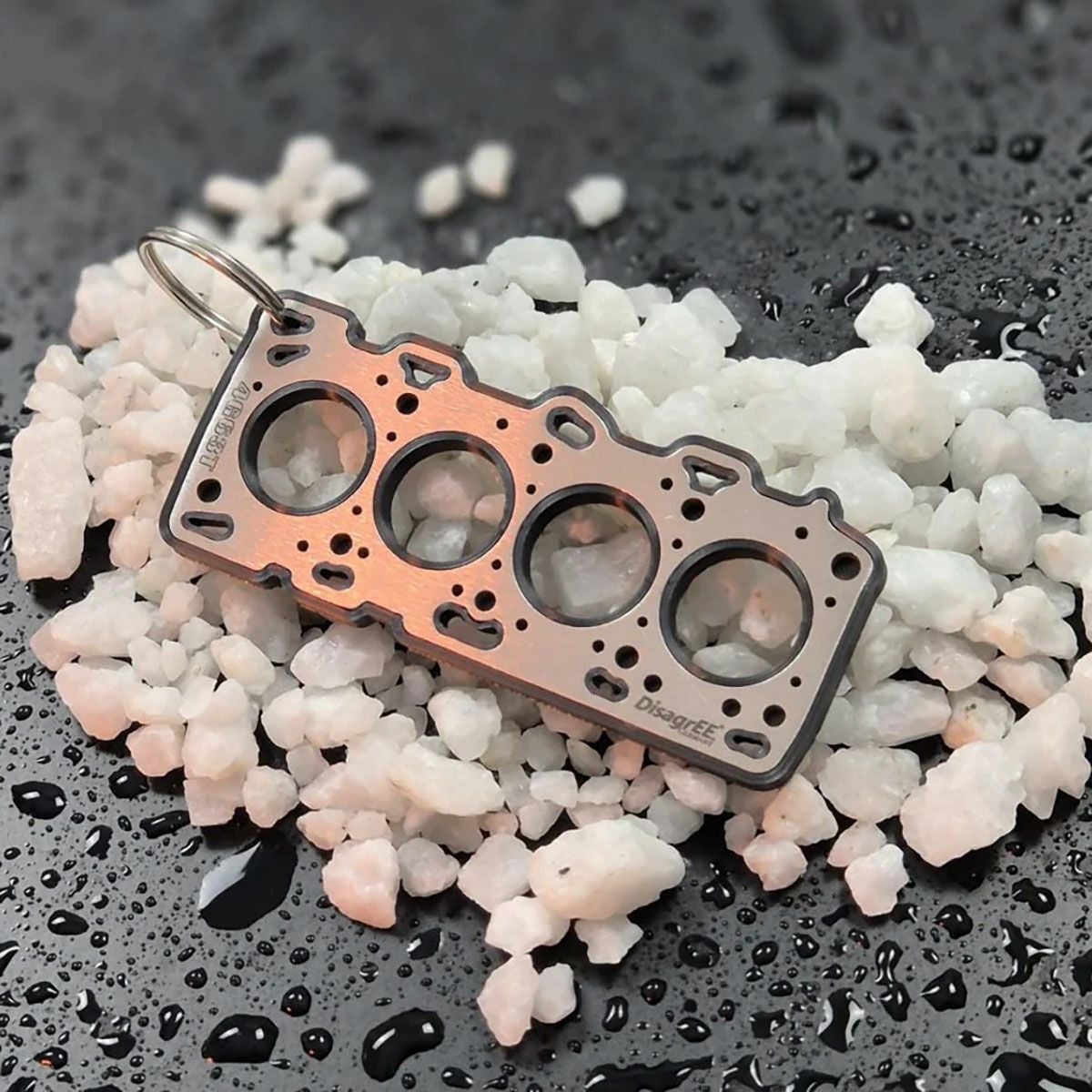 DisagrEE｜三菱 4G63 ヘッドガスケット キーチェーン｜キーホルダー