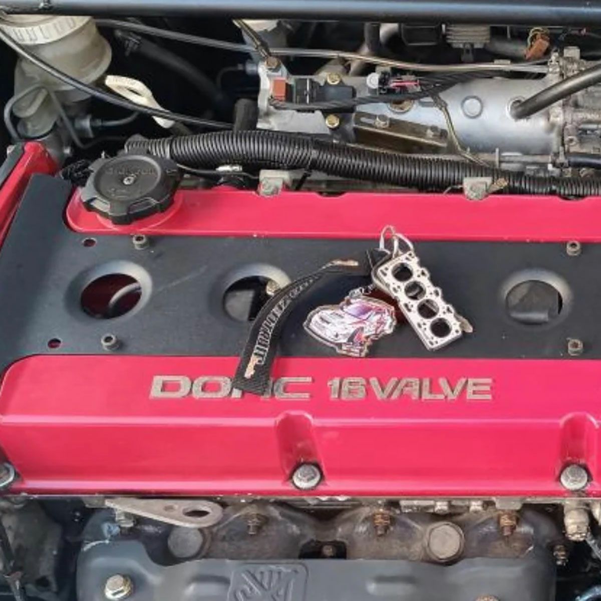 DisagrEE｜三菱 4G63 ヘッドガスケット キーチェーン｜キーホルダー