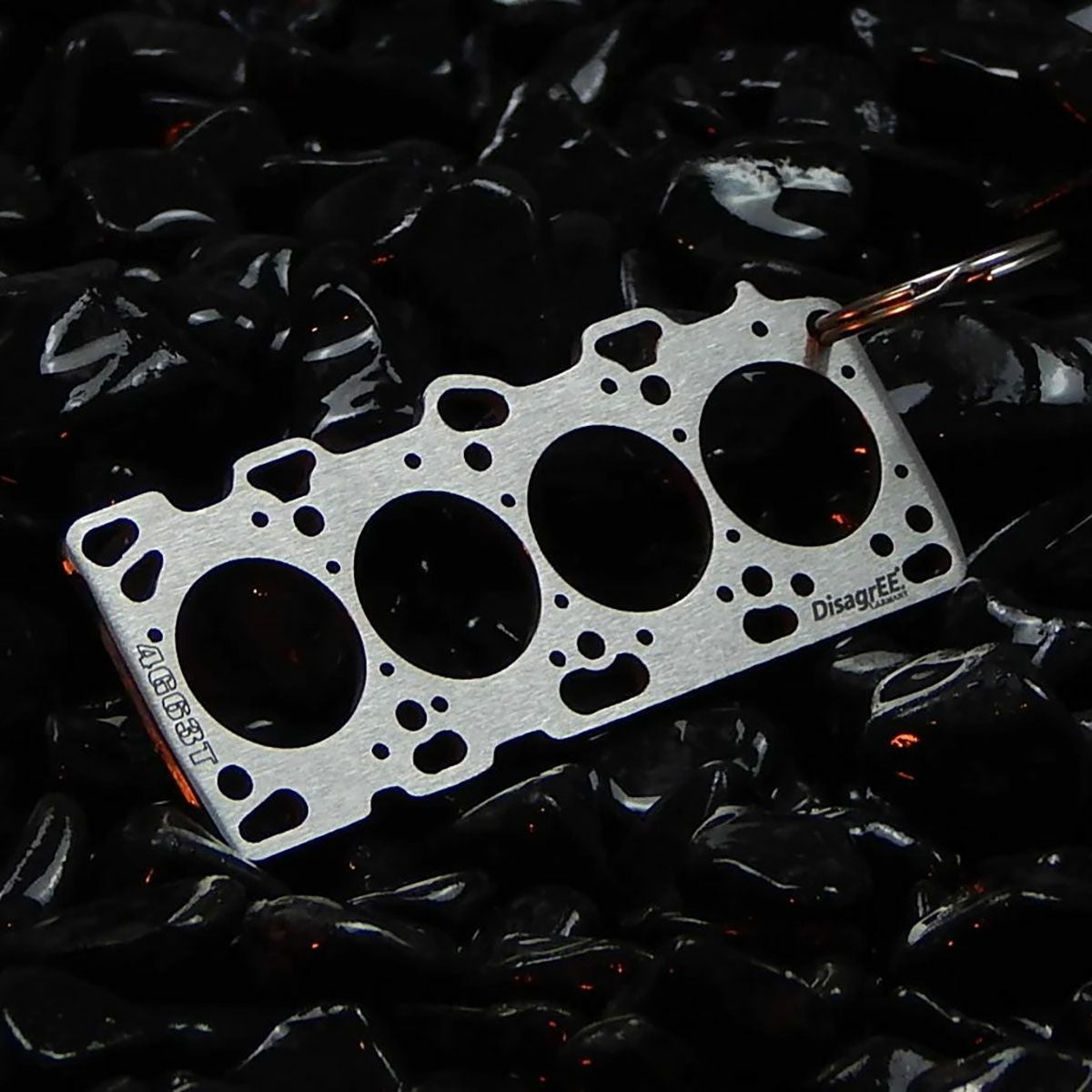 DisagrEE｜三菱 4G63 ヘッドガスケット キーチェーン｜キーホルダー