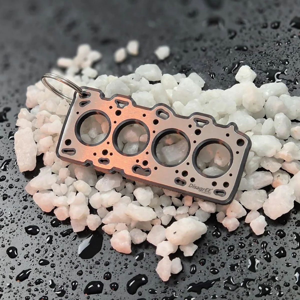 DisagrEE｜三菱 4G63 ヘッドガスケット キーチェーン｜キーホルダー