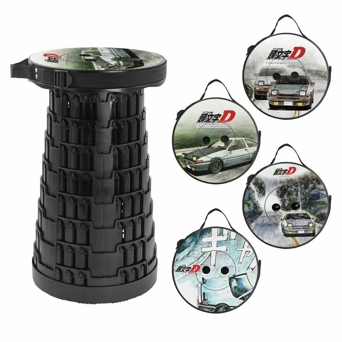 Cassette Car Products｜折り畳み椅子 頭文字D イス スツール 1000個限定｜雑貨