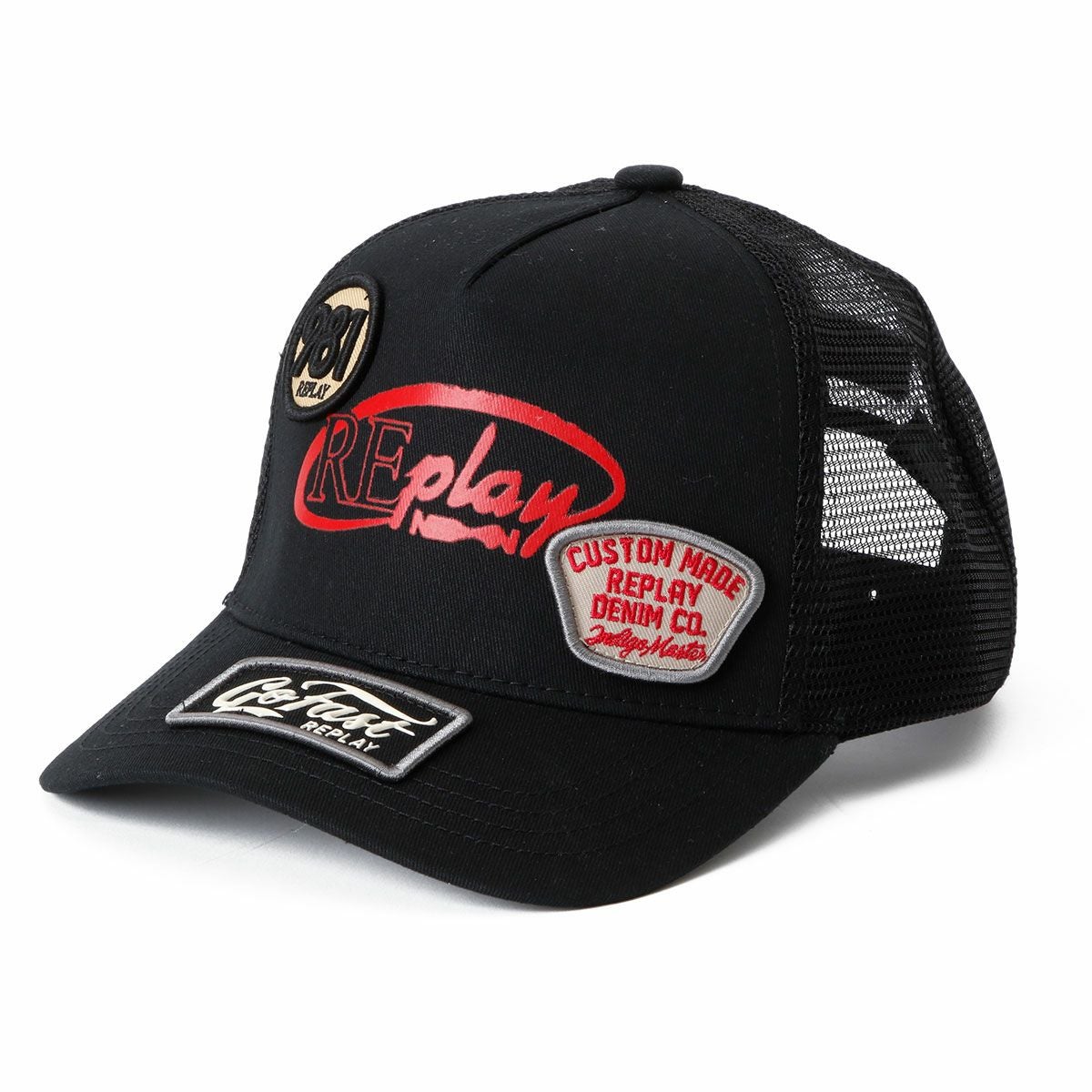 REPLAY｜ミックス パッチ キャップ｜帽子