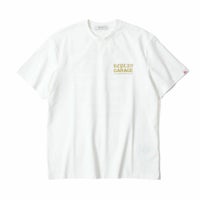 REPLAY｜"リプレイ ガレージ"チェスト プリント Tシャツ｜トップス｜ナチュラルホワイト