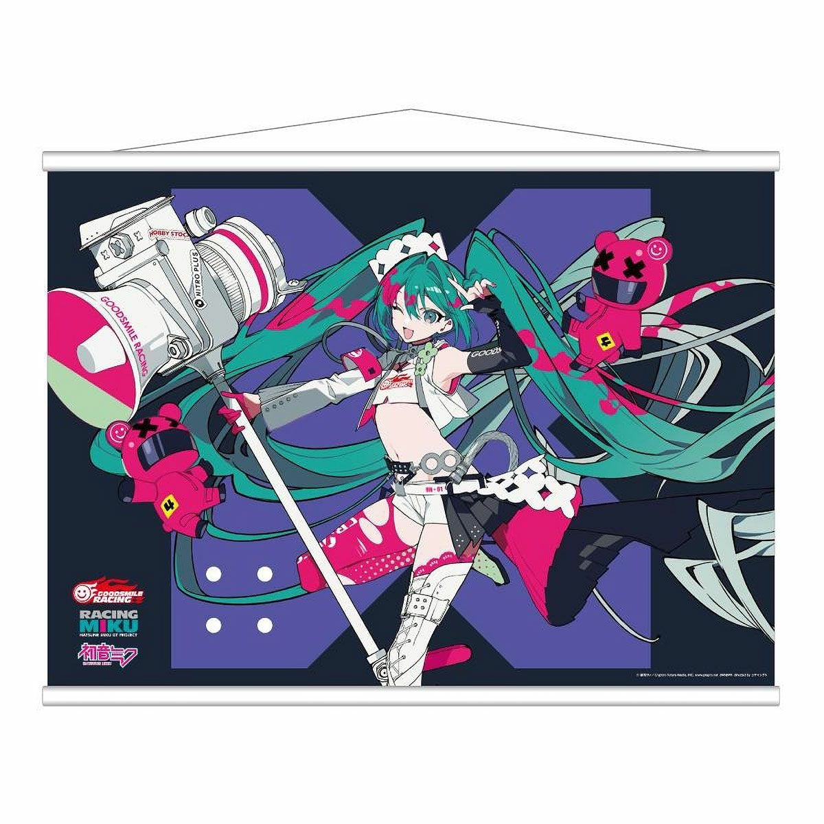 B2タペストリー レーシングミク 2025Ver. キービジュアルサイド