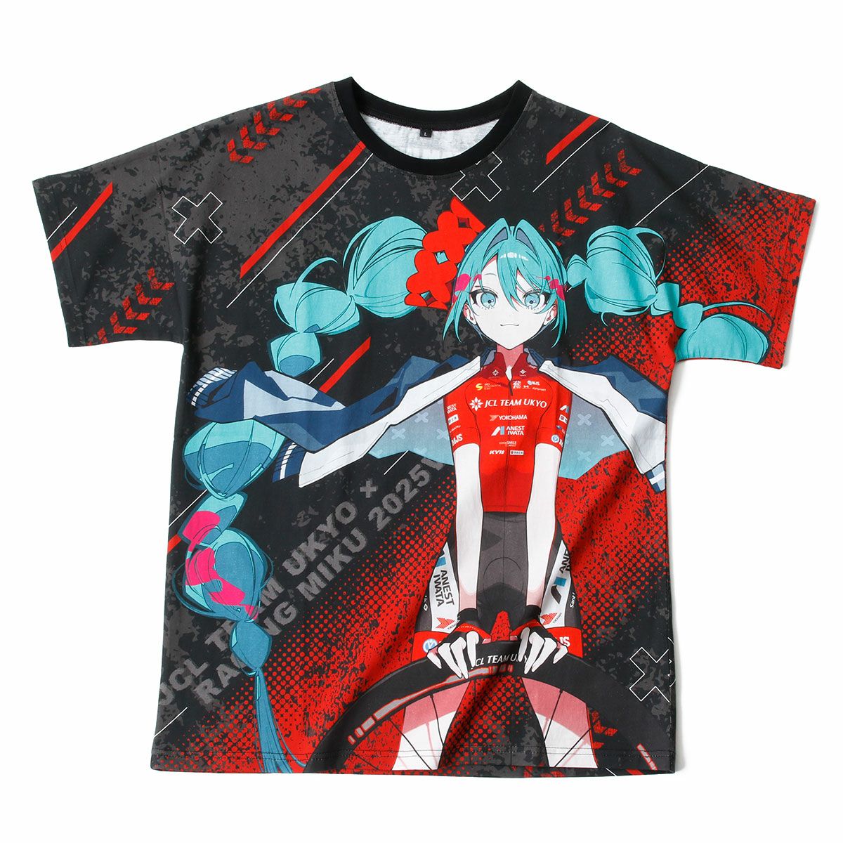 GOODSMILE RACING｜レーシングミク 2025 JCL TEAM UKYO 応援Ver. フルグラフィックTシャツ｜ウェア