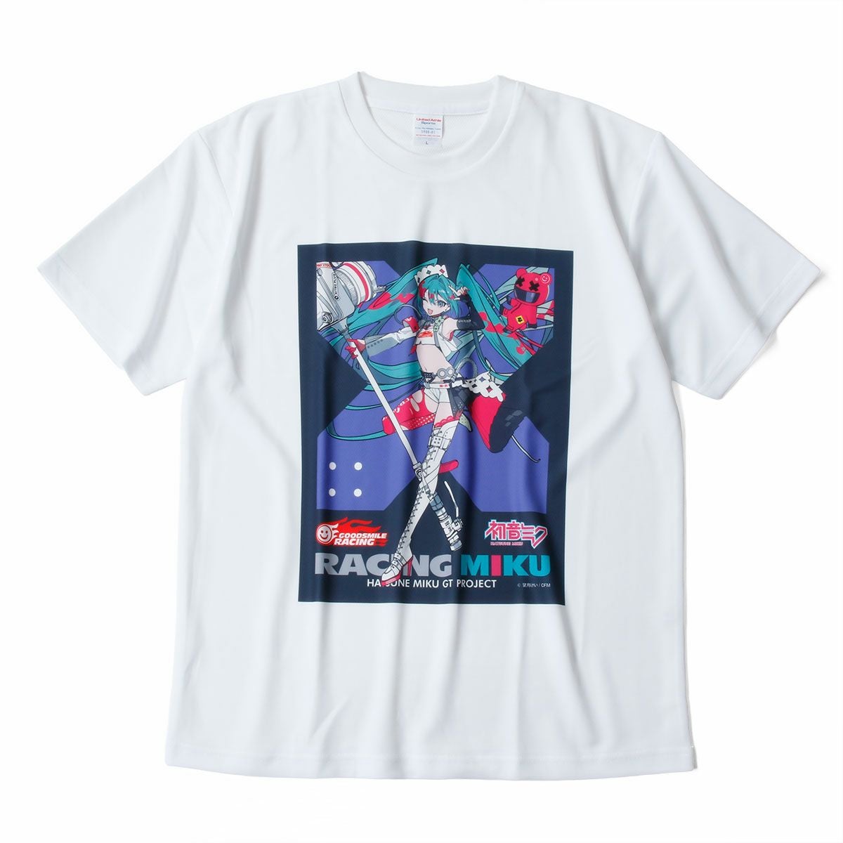 サーキットTシャツ レーシングミク 2025Ver. キービジュアルサイド