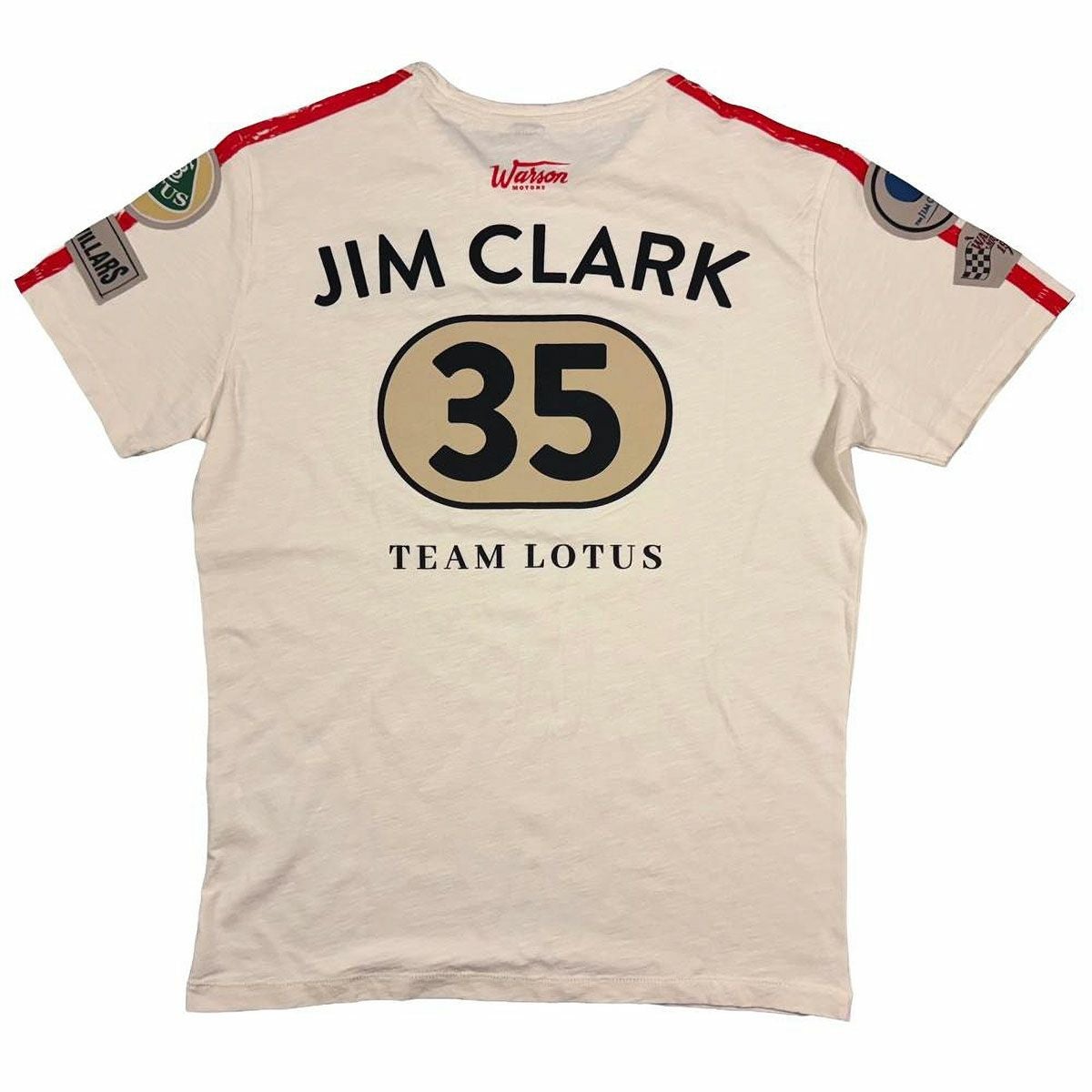 Warson Motors｜オロン ヴィラール 1965 Tシャツ ジム・クラーク トリビュート｜ウェア｜ホワイト