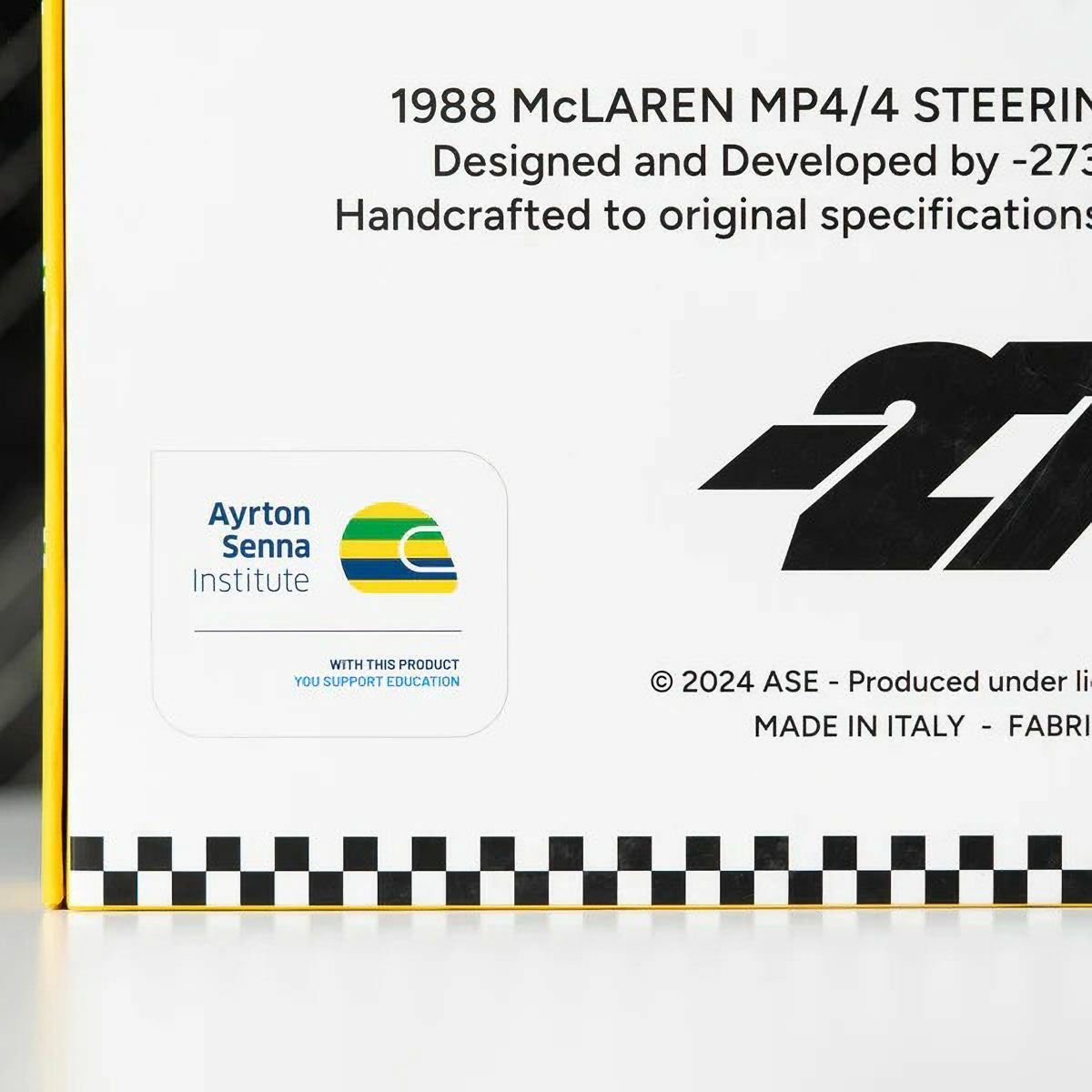 AyrtonSenna｜アイルトン・セナ MP4/4 レプリカ ステアリングホイール｜雑貨