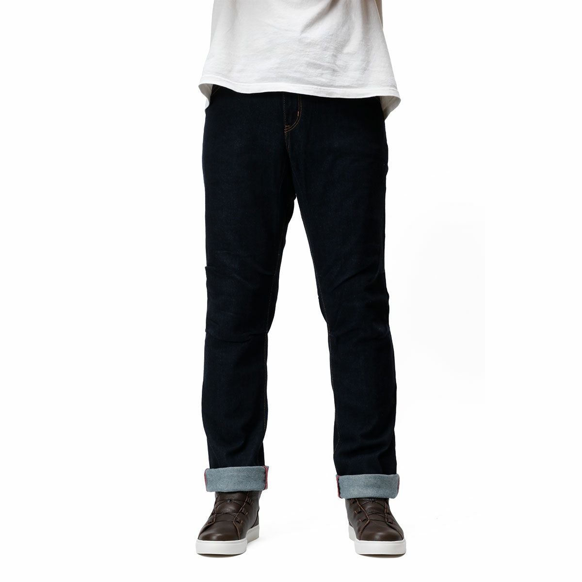 56design｜エドウィン コラボ 3D フィット コーデュラ デニム ’25｜パンツ｜ワンウォッシュ｜モデル着用