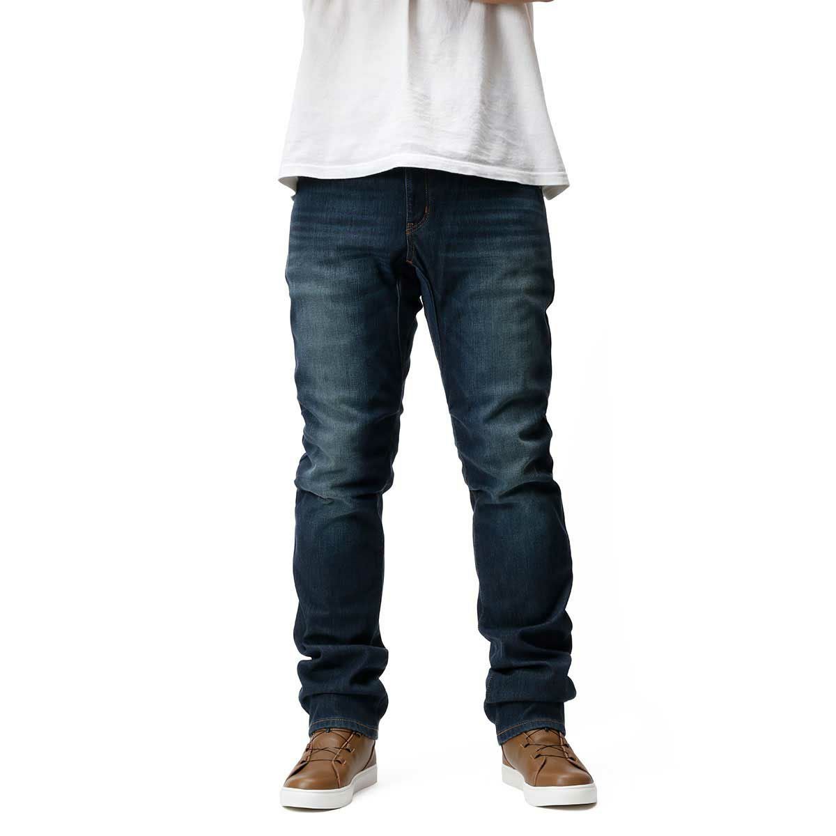 56design｜エドウィン コラボ 3D フィット ワイルドファイア コーデュラ デニム ’25｜パンツ｜ダメージウォッシュ｜モデル着用