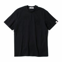 REPLAY｜エンボス エフェクト エンブロイダリー Tシャツ｜トップス｜ブラック