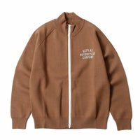 REPLAY｜ハイネック フルジップ ニット スウェットシャツ｜トップス｜タバコ