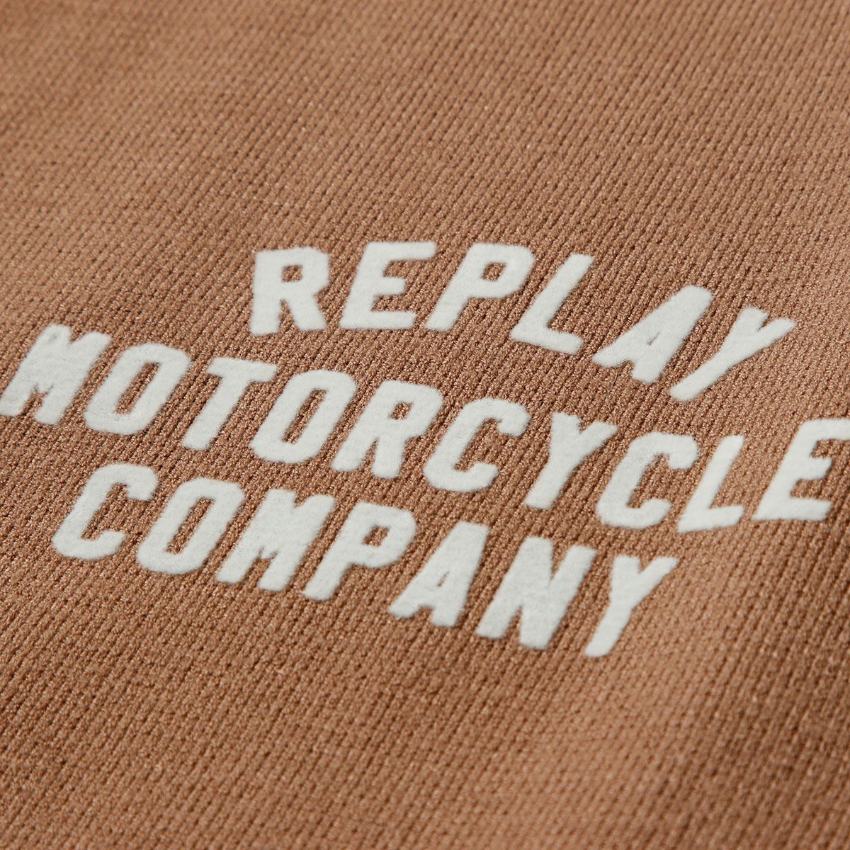 REPLAY｜ハイネック フルジップ ニット スウェットシャツ｜トップス｜タバコ