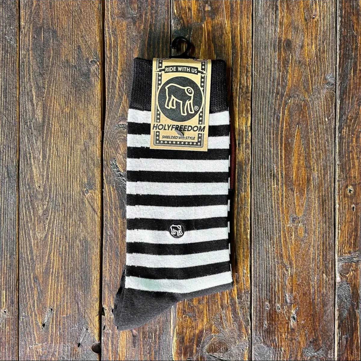 HolyFreedom｜セント クエンティン ソックス｜雑貨｜ホワイト×ブラック×レッド