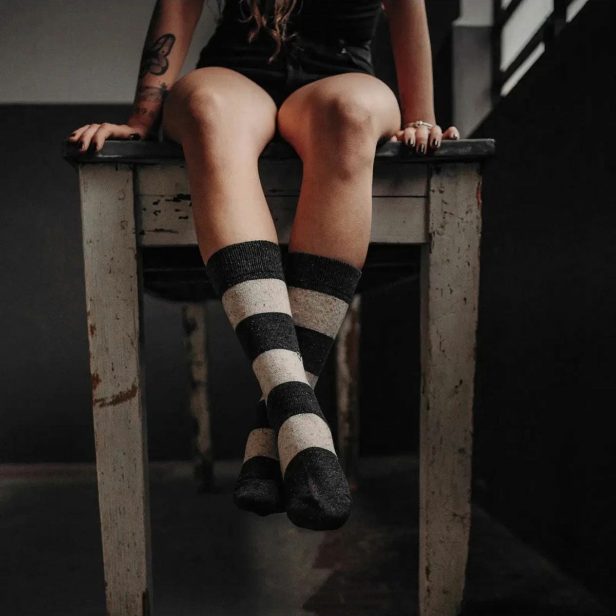 HolyFreedom｜ノープ ソックス｜雑貨｜モデル着用
