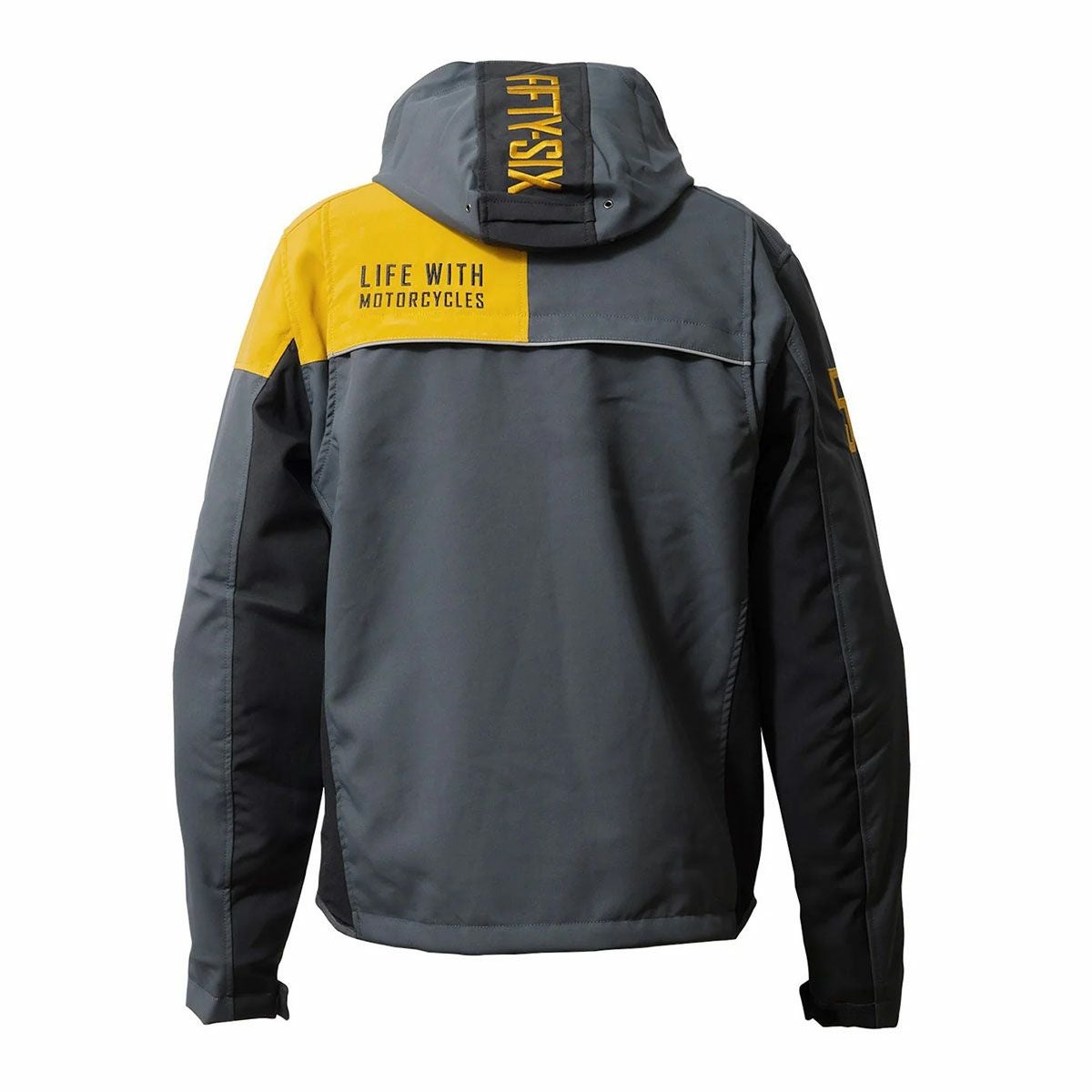 56design｜クォーター パーカー ’25｜アウター｜マットオーカー×グレー