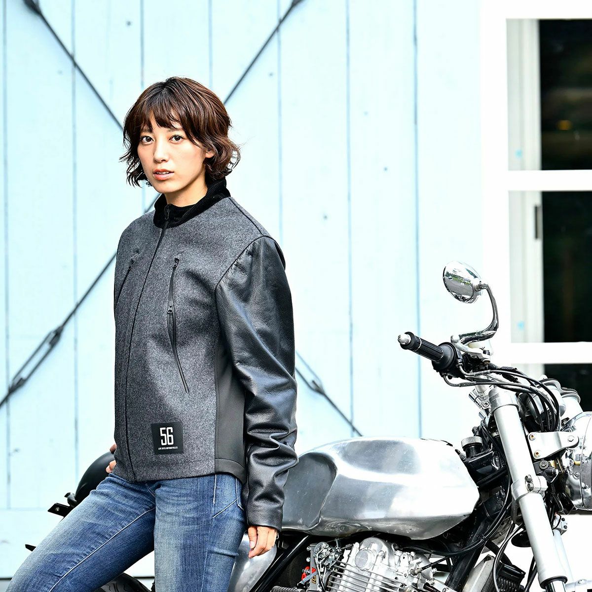 Darley Mサイズ　ダーレージャパン　レモンポップ 上着　未開封 56デザイン レザー スリーブ ジャケット - Motorimoda