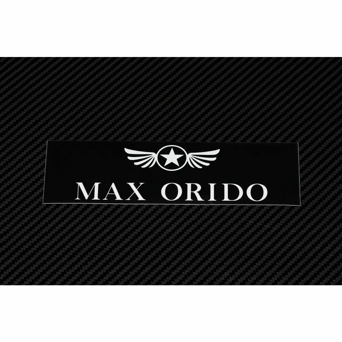 MAX ORIDO｜MAX ORIDO ステッカー｜雑貨｜ブラック