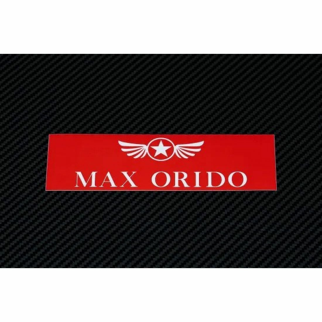 MAX ORIDO｜MAX ORIDO ステッカー｜雑貨｜レッド