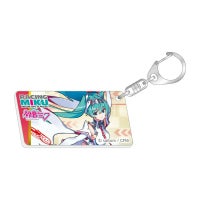 GOODSMILE RACING｜初音ミク レーシングVer.SPA 2025応援Ver. ナンバープレート風キーホルダー vol.2｜雑貨