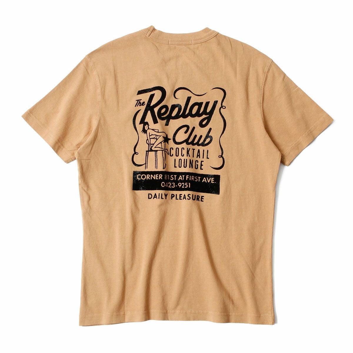 REPLAY｜フロック グラフィックス ジャージー Tシャツ｜トップス｜キャニオン