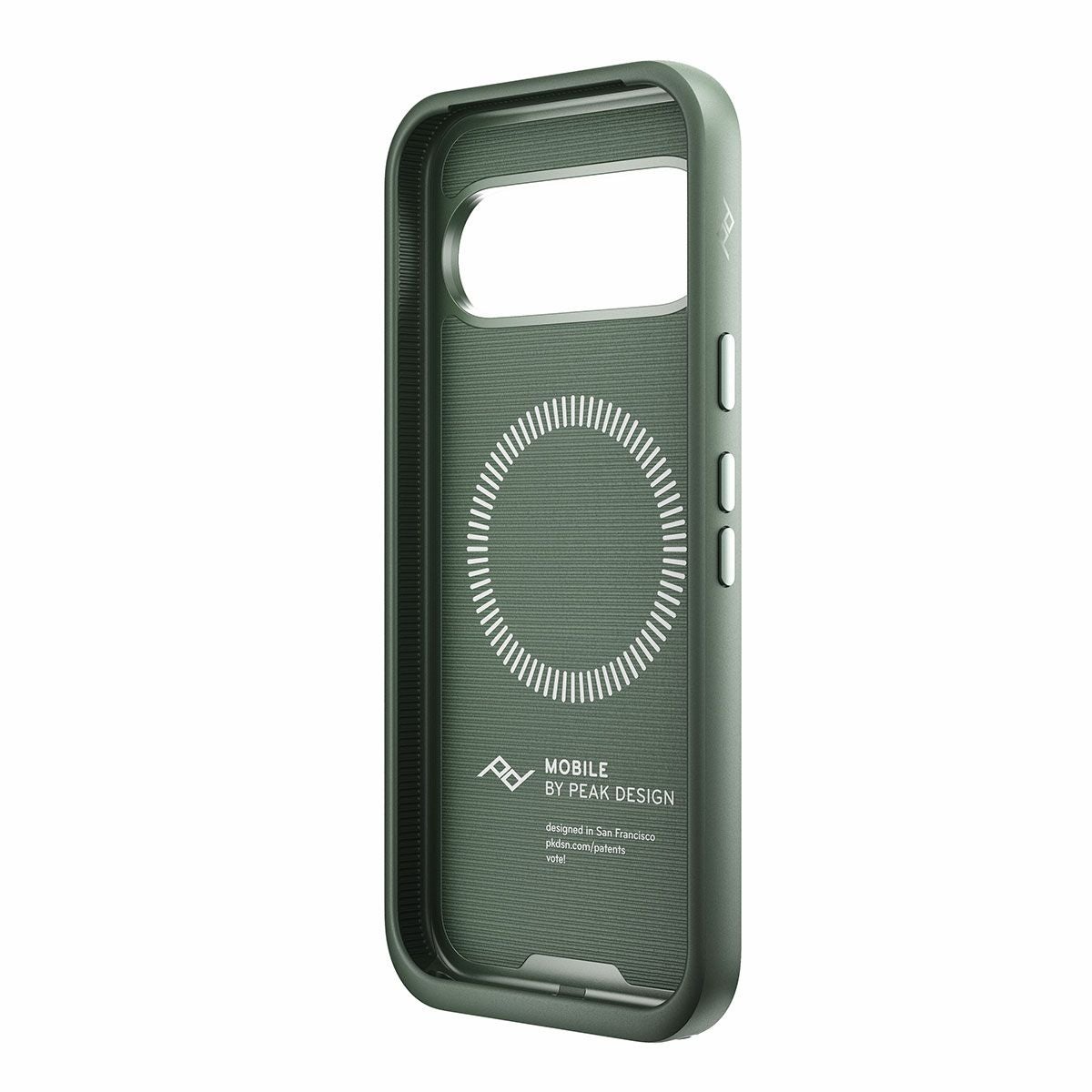 Peak Design｜エブリデイ ケース Pixel 10 / 10 Pro / 10 Pro XL ナイロンキャンバス｜雑貨｜セージ｜モデル着用