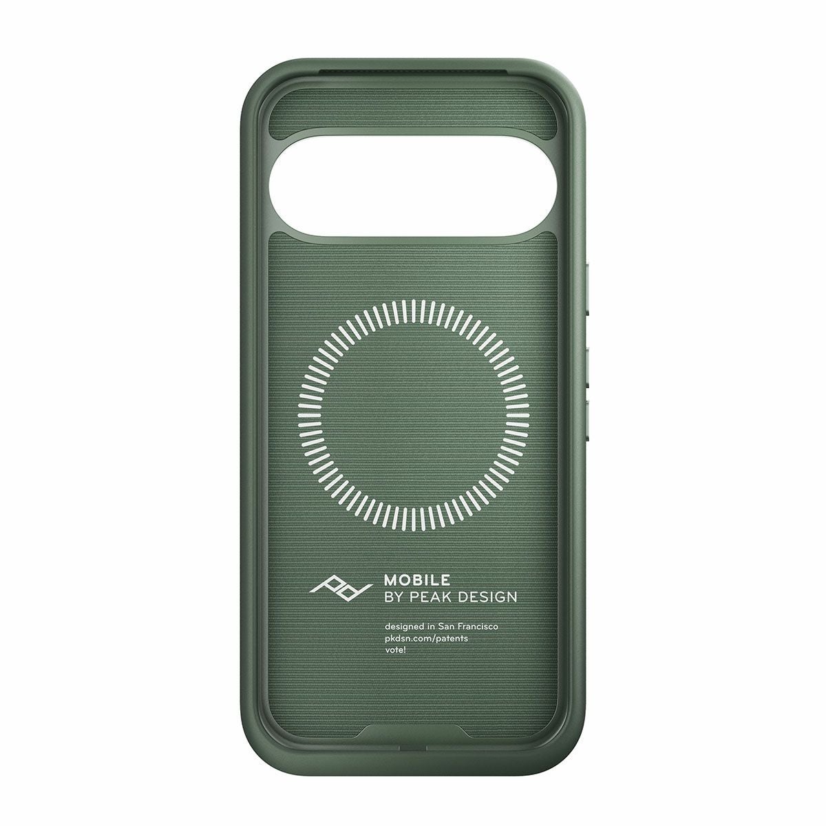 Peak Design｜エブリデイ ケース Pixel 10 / 10 Pro / 10 Pro XL ナイロンキャンバス｜雑貨｜セージ｜モデル着用