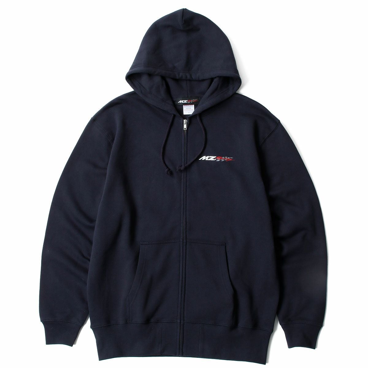 MZRacing｜AlwaysRoadster.フルジップパーカー｜フーディ｜ネイビー