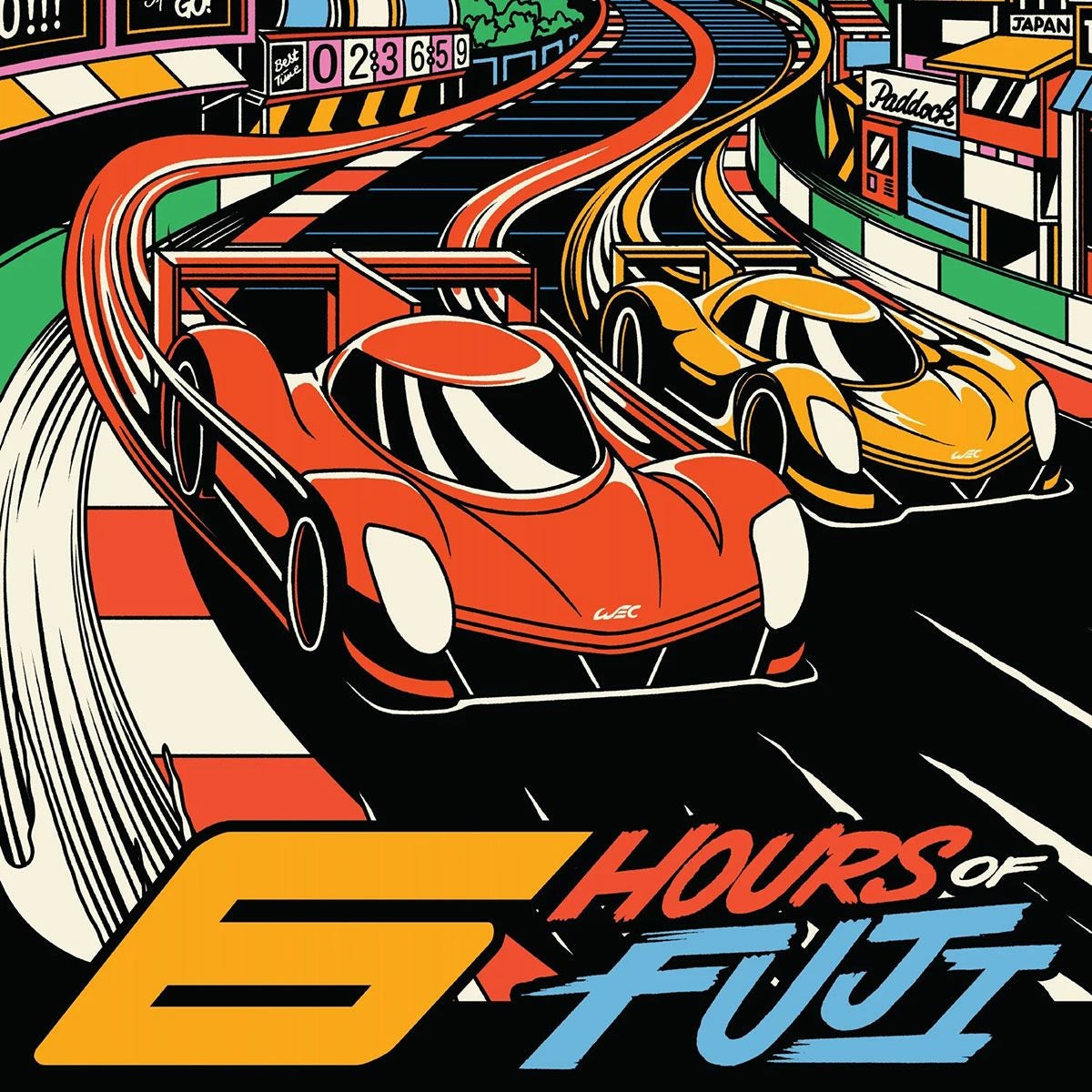 FIA WEC 2025 富士6時間耐久レース 公式イベントポスター