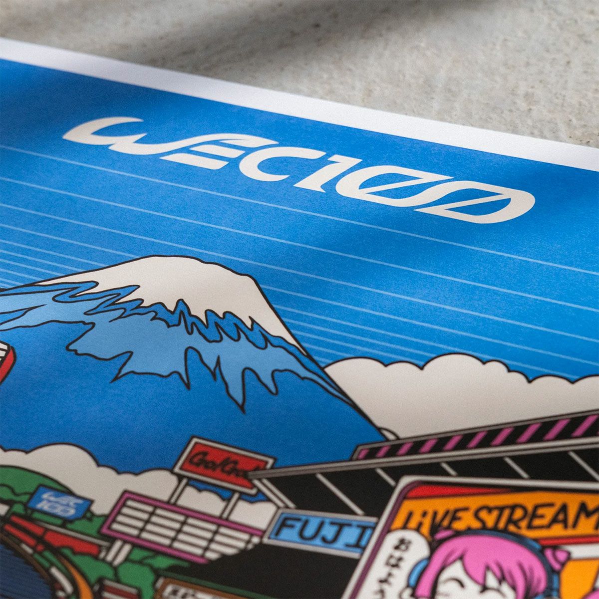 Automobilist｜FIA WEC 2025 富士6時間耐久レース 公式イベントポスター｜雑貨