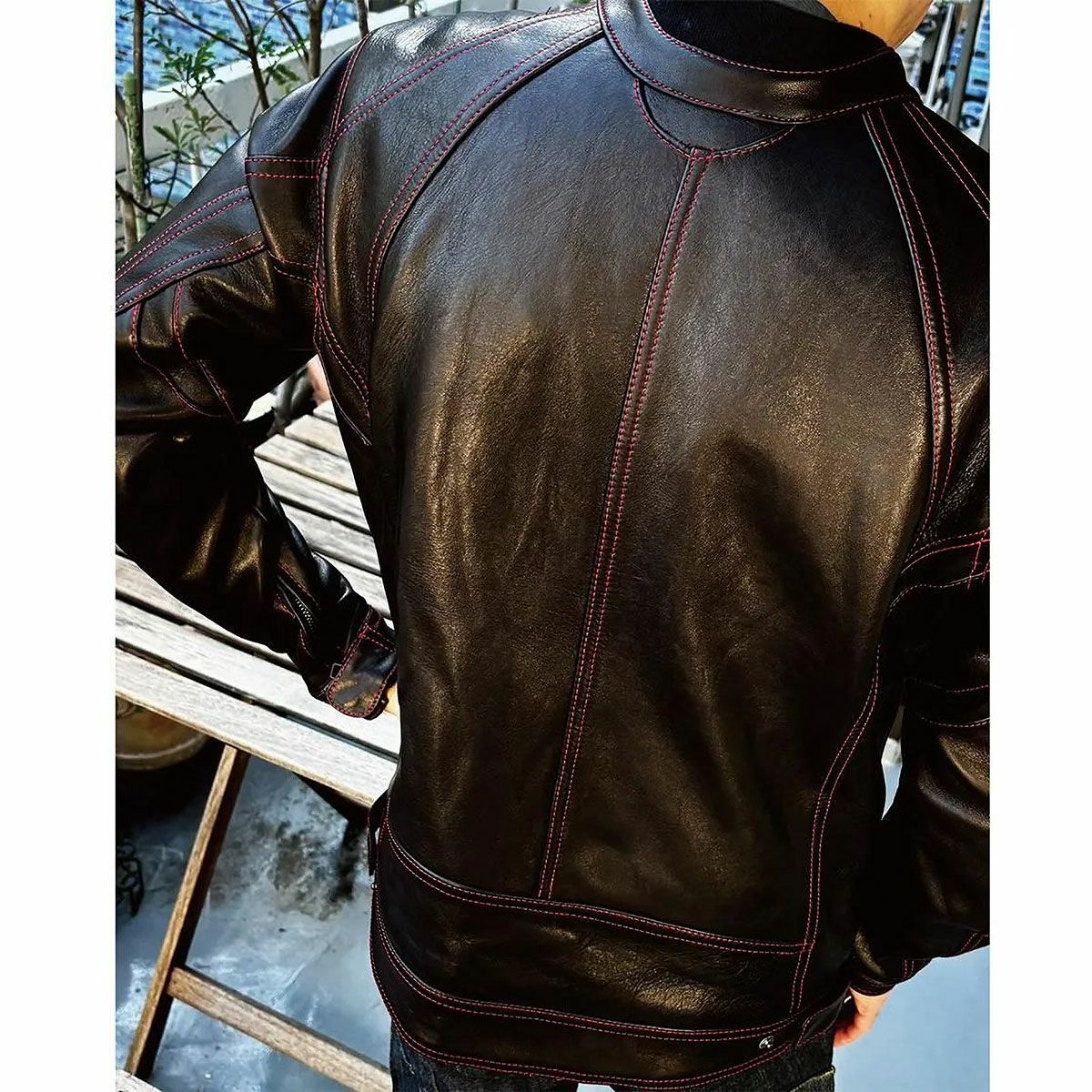 SHINICHIRO ARAKAWA｜R07 SHeep｜アウター｜ブラック｜モデル着用