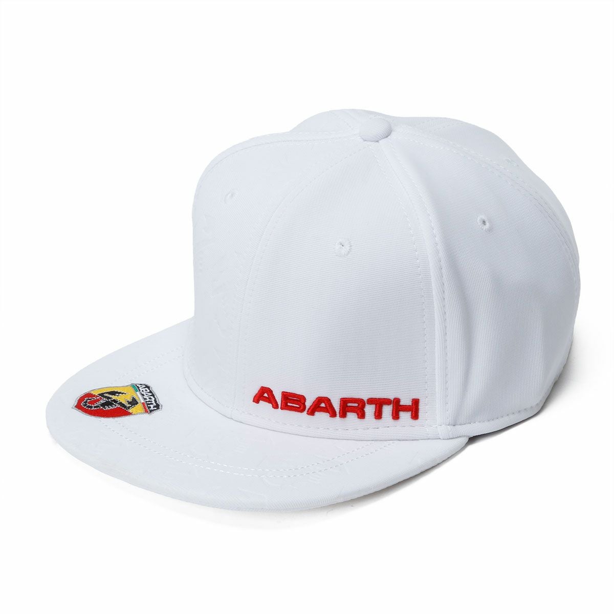 ABARTH｜アバルト フラットブリム キャップ ’25 ホワイト｜帽子