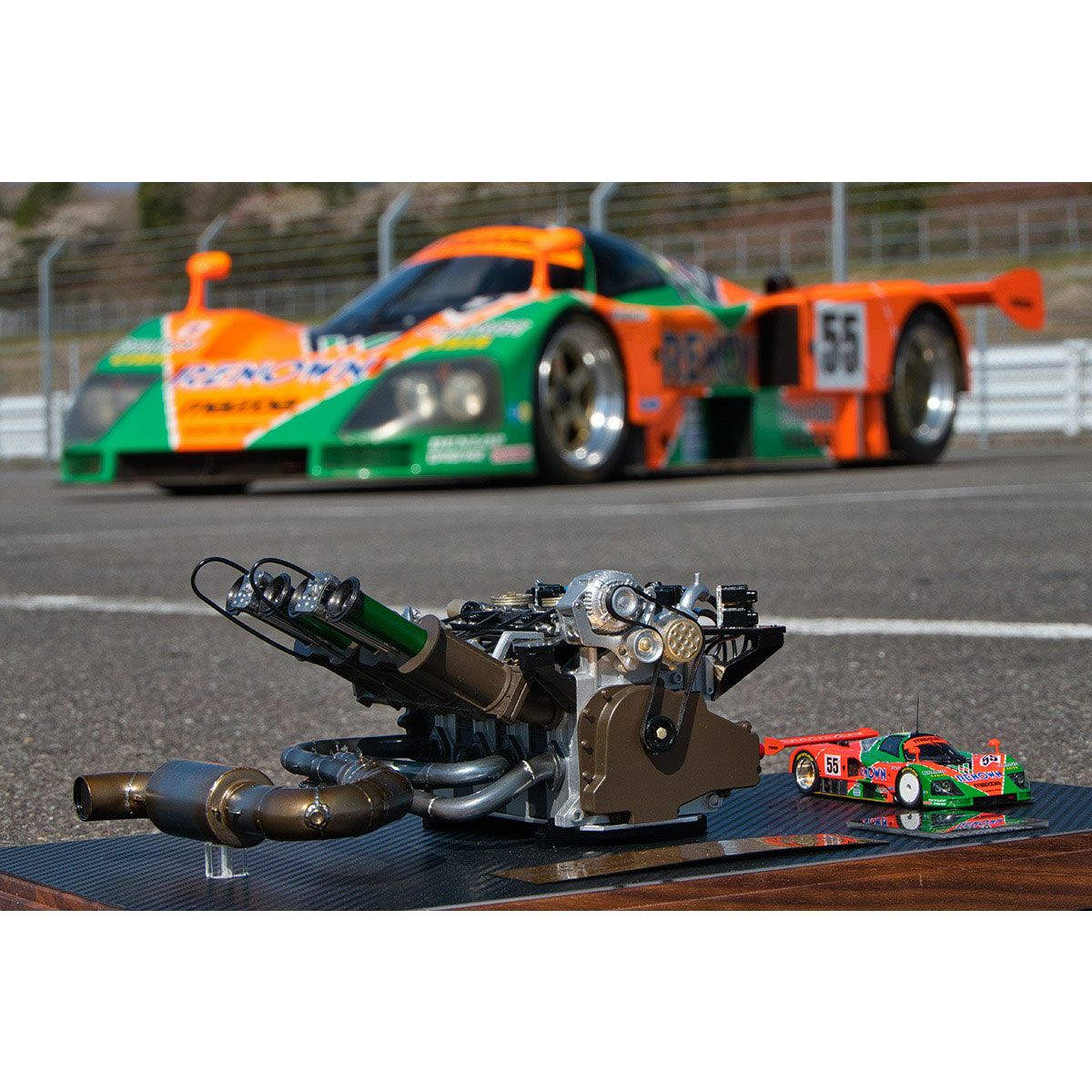 日下エンジニアリング｜1/6スケール マツダ R26B型4ローターエンジン｜雑貨