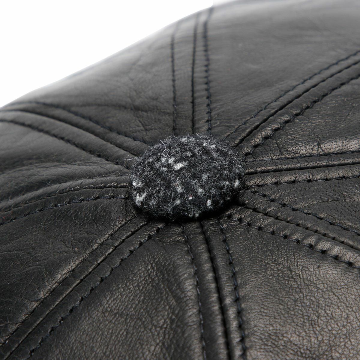 Motorimoda｜ウールブリム レザーハンチング｜帽子｜ブラック